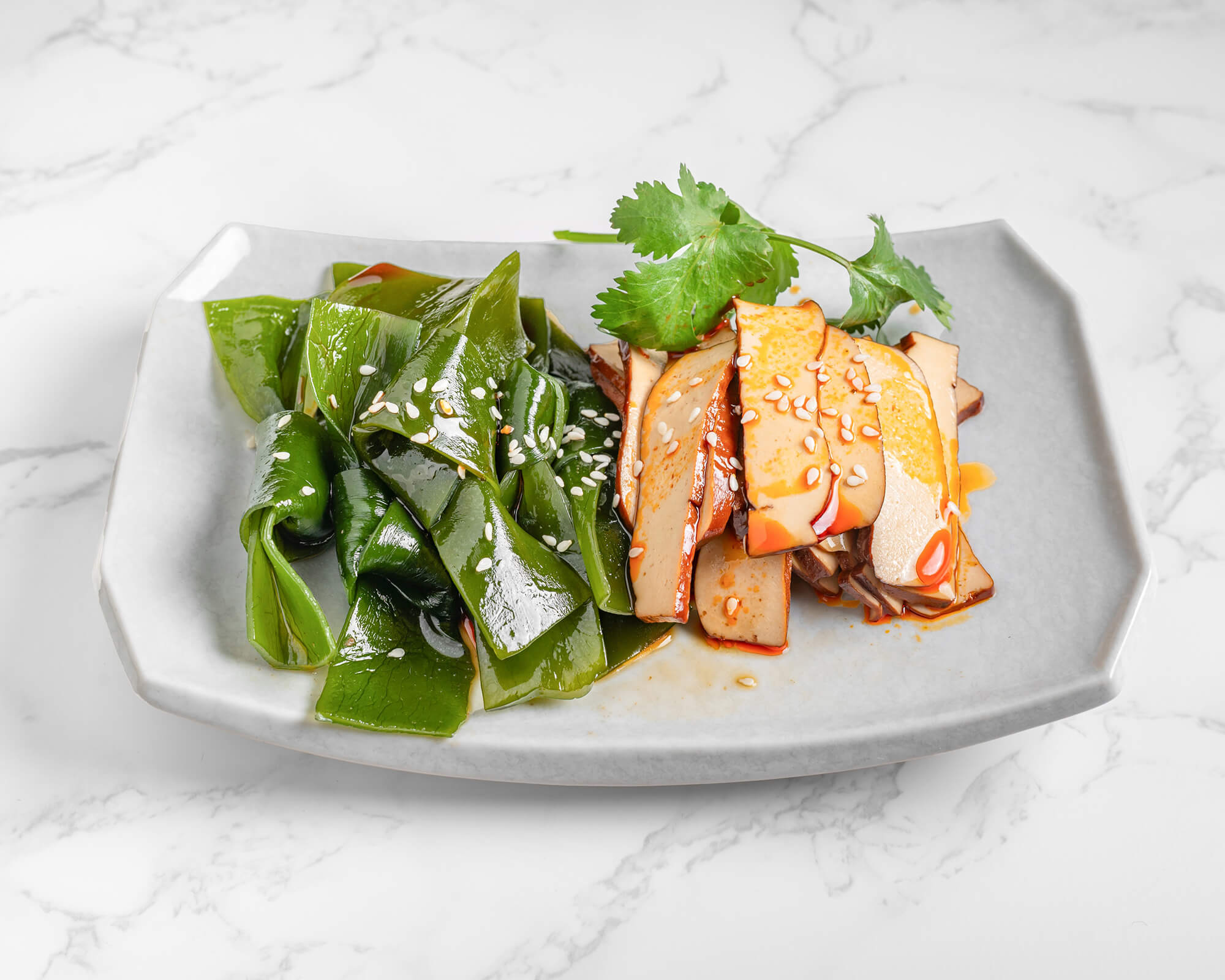 Braised Tofu & Kelp Knots