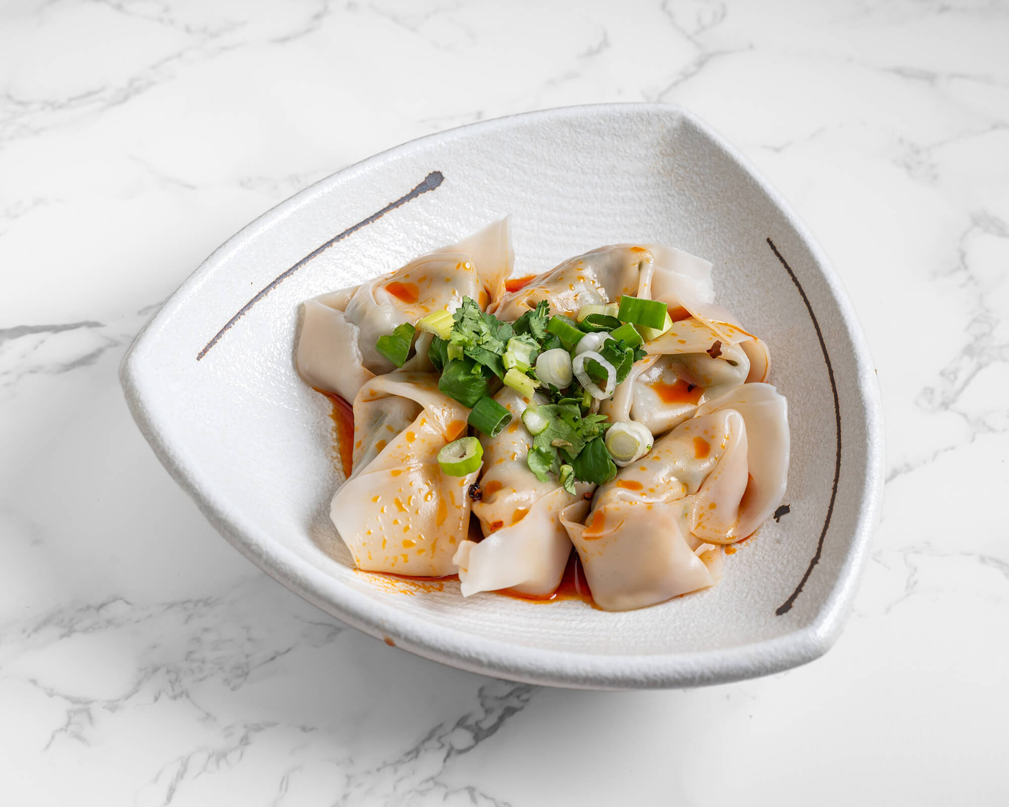 Wontons in Chili Oil