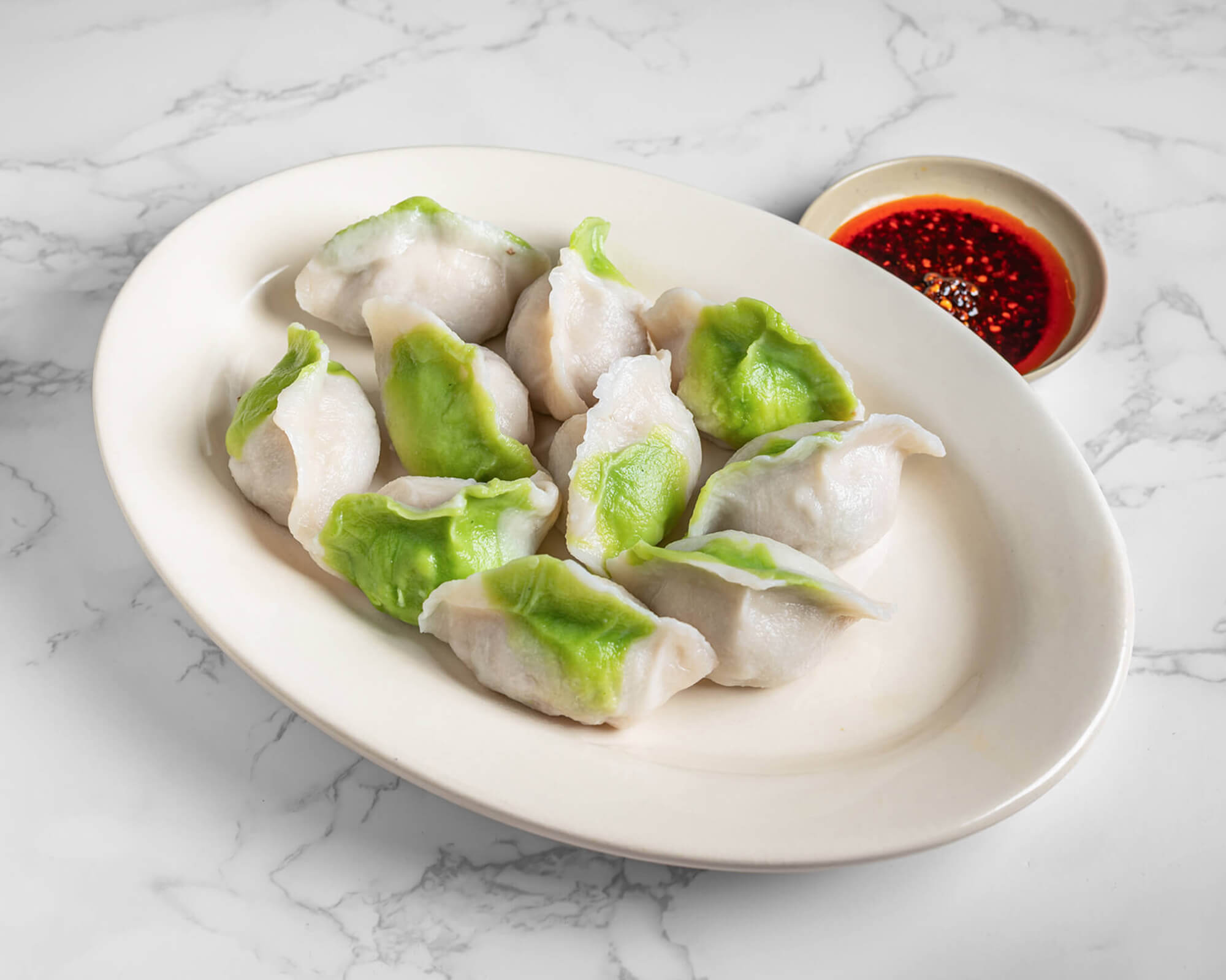 Pork, Shrimp, and Chive Dumplings